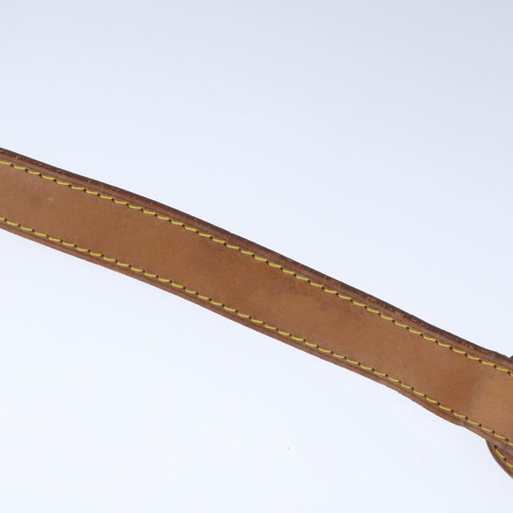 LOUIS VUITTON Adjustable Shoulder Strap Leather 35.8""-42.9"" Beige Auth 102578