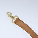 LOUIS VUITTON Adjustable Shoulder Strap Leather 35.8""-42.9"" Beige Auth 102578-9