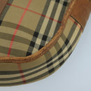 Burberrys Nova Check Shoulder Bag Canvas Beige Auth 102581-17