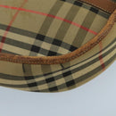 Burberrys Nova Check Shoulder Bag Canvas Beige Auth 102581-18