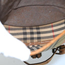 Burberrys Nova Check Shoulder Bag Canvas Beige Auth 102581-11