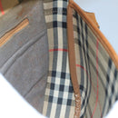 Burberrys Nova Check Shoulder Bag Canvas Beige Auth 102581-20
