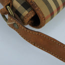 Burberrys Nova Check Shoulder Bag Canvas Beige Auth 102581-8