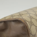 GUCCI GG Supreme Web Sherry Line Clutch Bag PVC Beige Red 156 01 031 Auth 102589-15