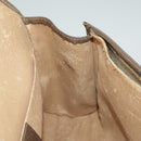 GUCCI GG Supreme Web Sherry Line Clutch Bag PVC Beige Red 156 01 031 Auth 102589-21