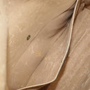 GUCCI GG Supreme Web Sherry Line Clutch Bag PVC Beige Red 156 01 031 Auth 102589-23