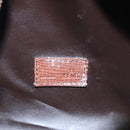 FENDI Zucca Canvas Pouch Brown Black Auth 102629V-9