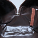 FENDI Zucca Canvas Pouch Brown Black Auth 102629V-17