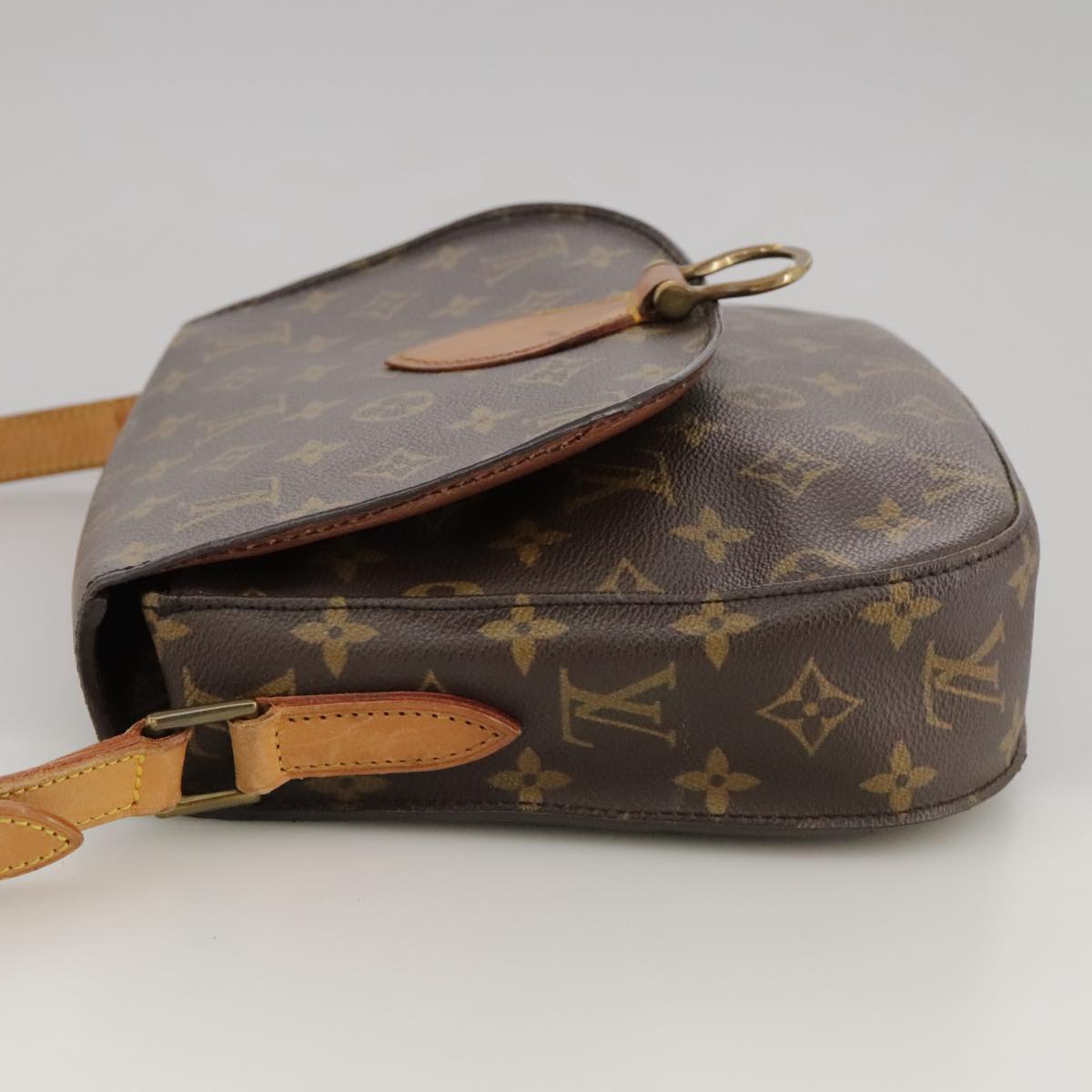 LOUIS VUITTON Monogram Saint Cloud GM Shoulder Bag M51242 LV Auth 102631