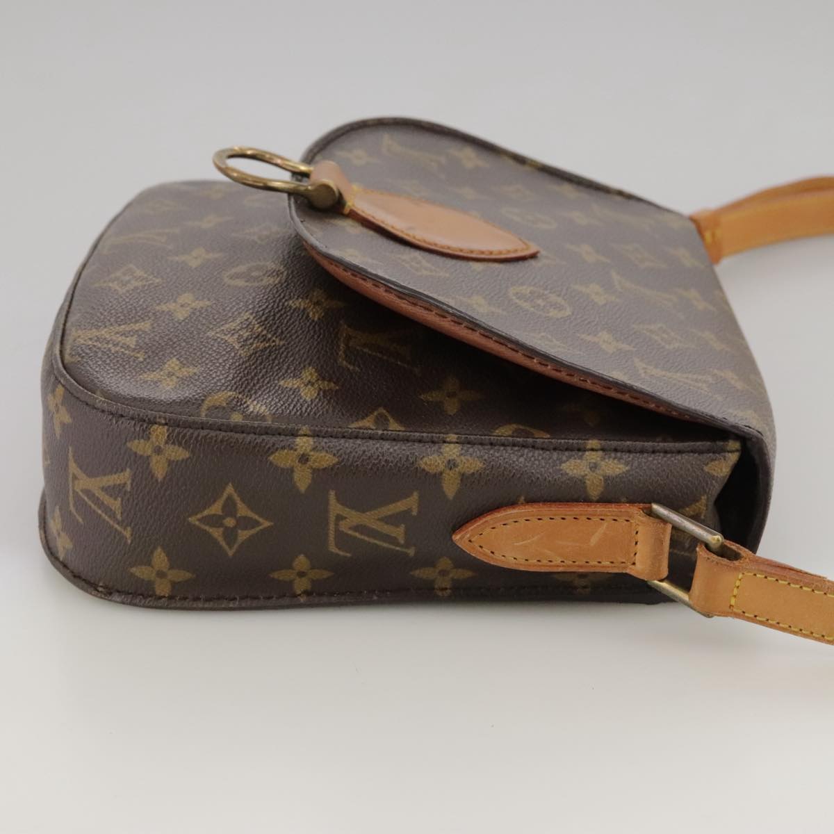 LOUIS VUITTON Monogram Saint Cloud GM Shoulder Bag M51242 LV Auth 102631