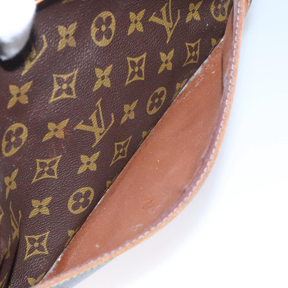LOUIS VUITTON Monogram Compiegne 28 Clutch Bag M51845 LV Auth 102660