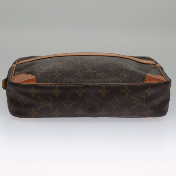 LOUIS VUITTON Monogram Compiegne 28 Clutch Bag M51845 LV Auth 102660