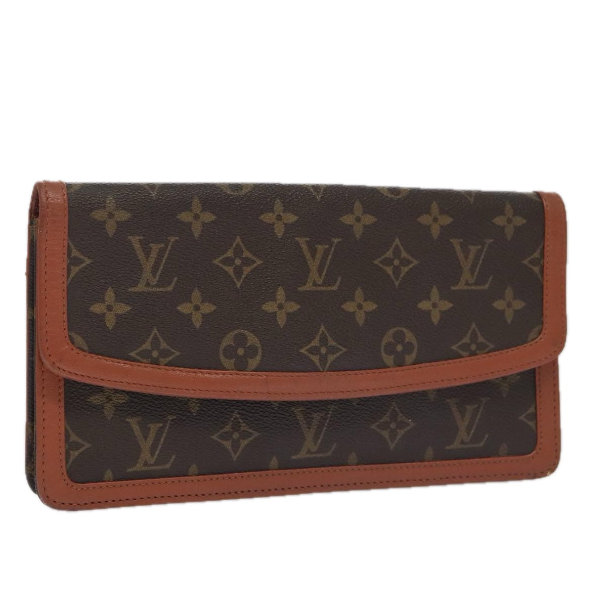 LOUIS VUITTON Monogram Pochette Dam PM Clutch Bag M51812 LV Auth 102664