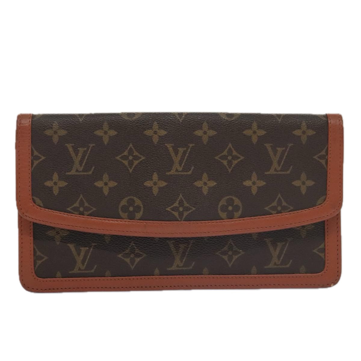 LOUIS VUITTON Monogram Pochette Dam PM Clutch Bag M51812 LV Auth 102664