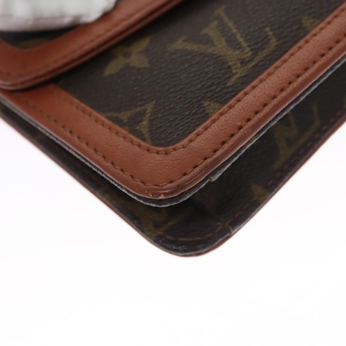 LOUIS VUITTON Monogram Pochette Dam PM Clutch Bag M51812 LV Auth 102664