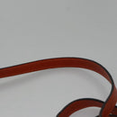 Salvatore Ferragamo Shoulder Bag Leather Brown Gold Auth 102665-8