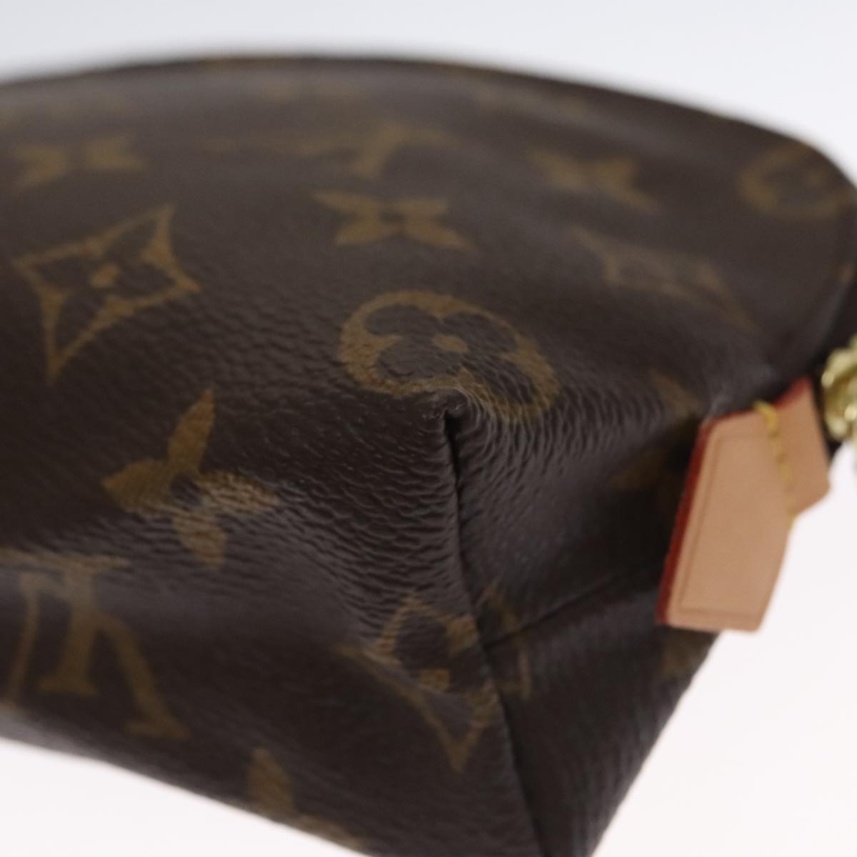 LOUIS VUITTON Monogram Pochette Cosmetic PM Cosmetic Pouch M47515 LV Auth 102705