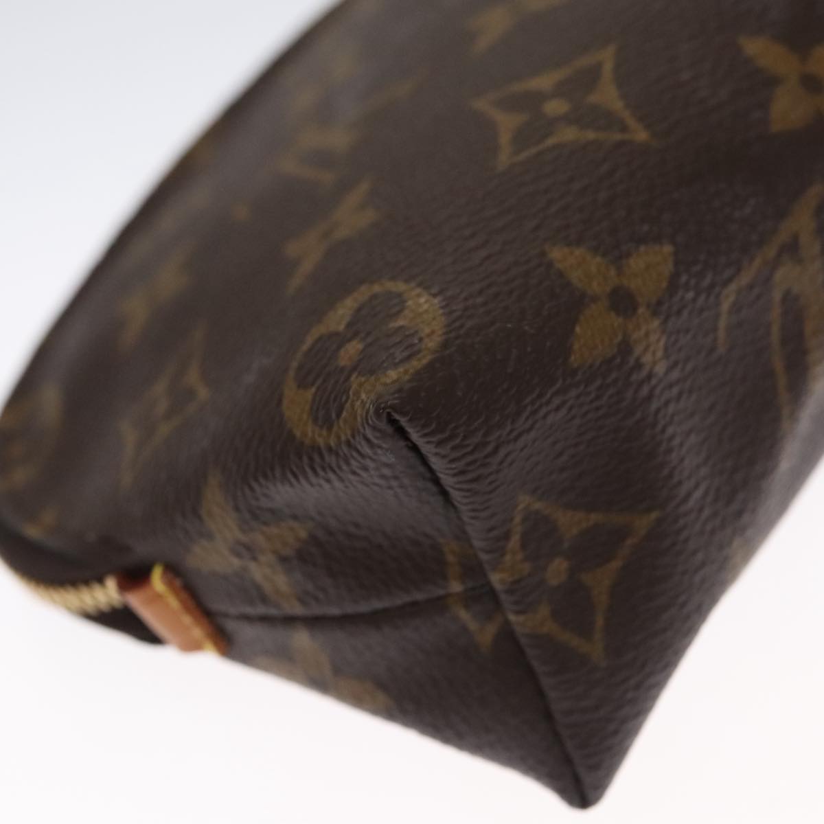 LOUIS VUITTON Monogram Pochette Cosmetic PM Cosmetic Pouch M47515 LV Auth 102705