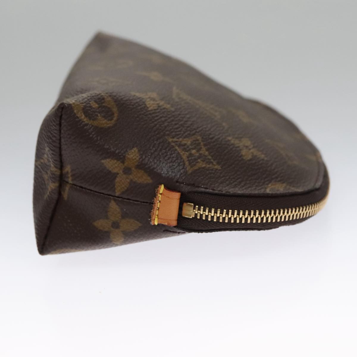 LOUIS VUITTON Monogram Pochette Cosmetic PM Cosmetic Pouch M47515 LV Auth 102705