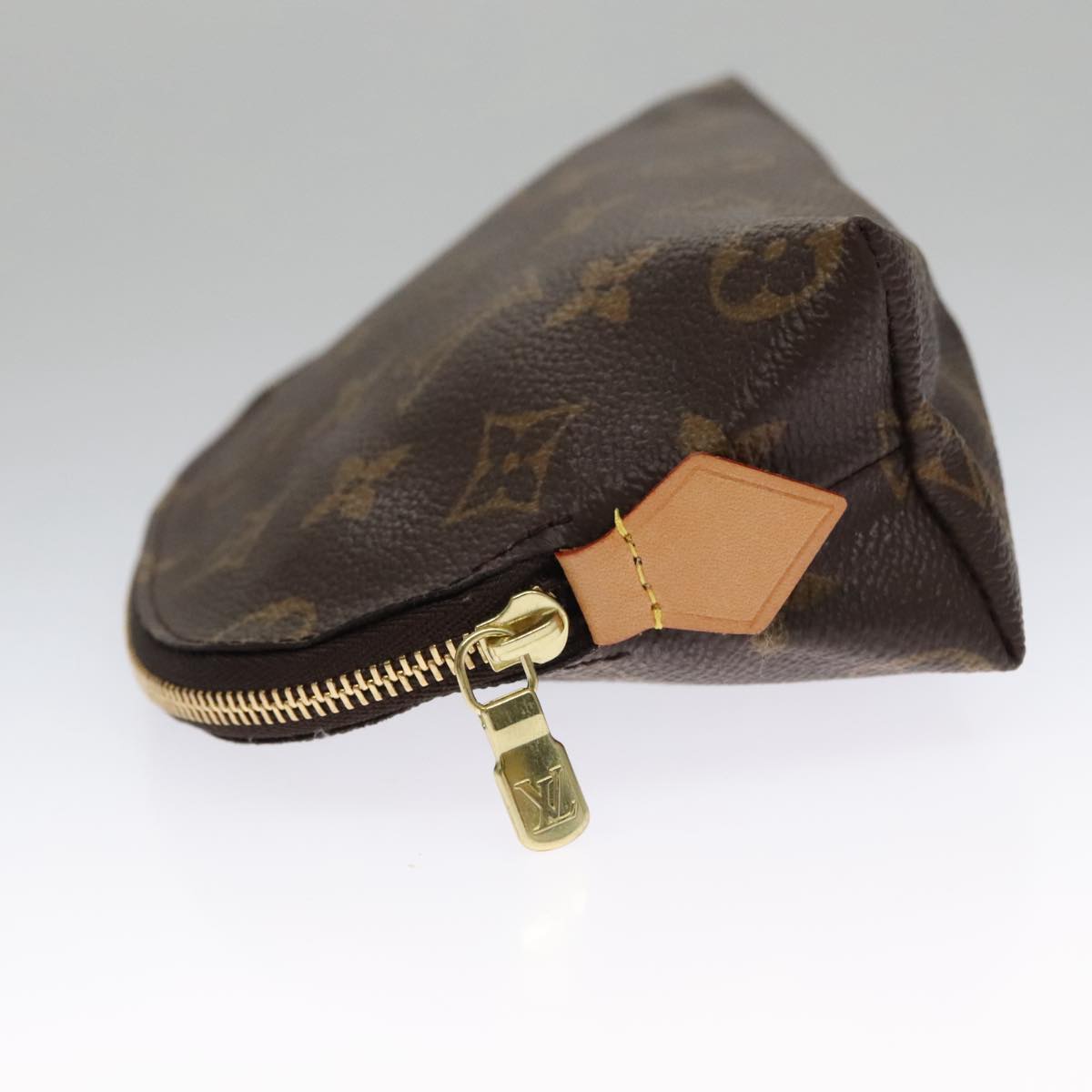 LOUIS VUITTON Monogram Pochette Cosmetic PM Cosmetic Pouch M47515 LV Auth 102705