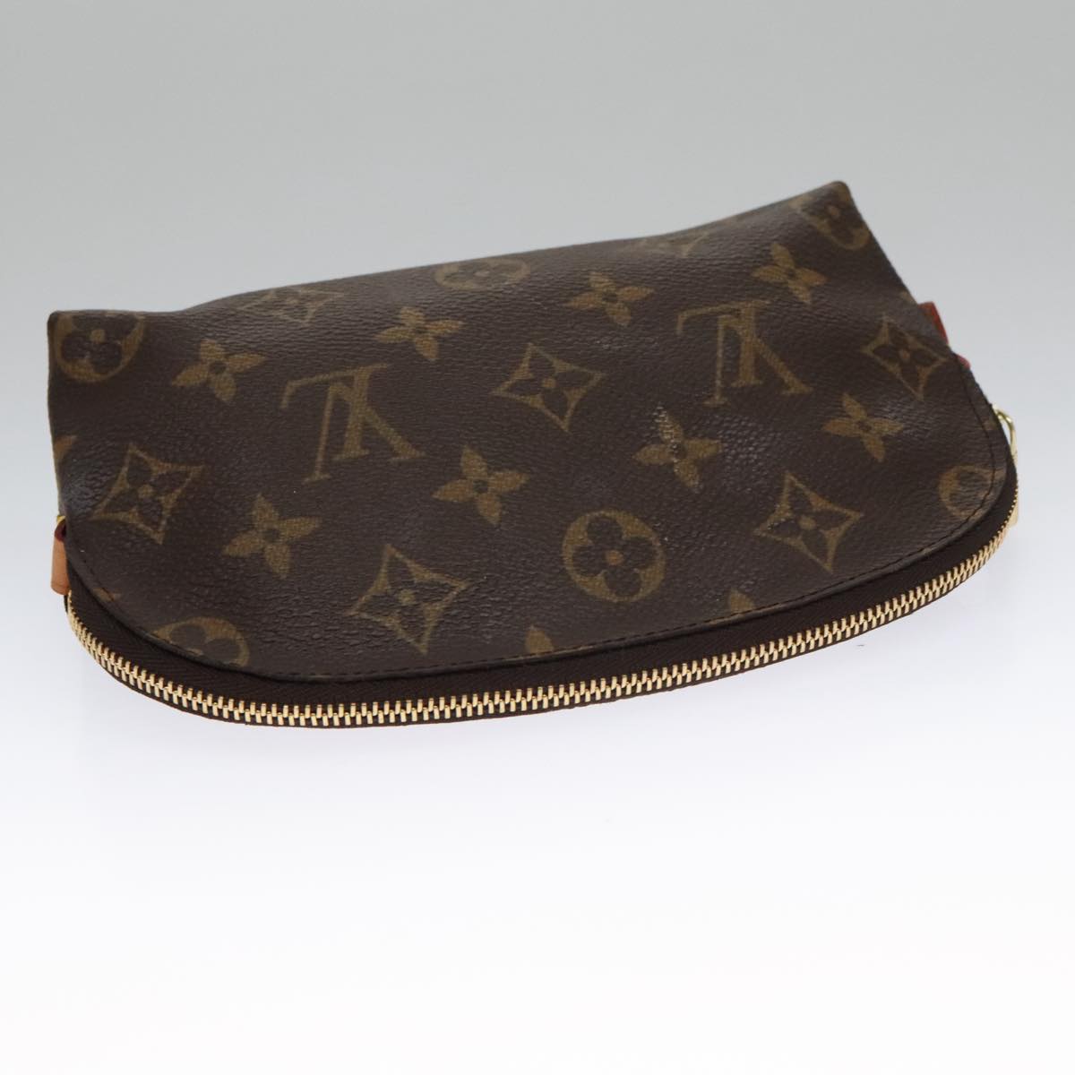 LOUIS VUITTON Monogram Pochette Cosmetic PM Cosmetic Pouch M47515 LV Auth 102705