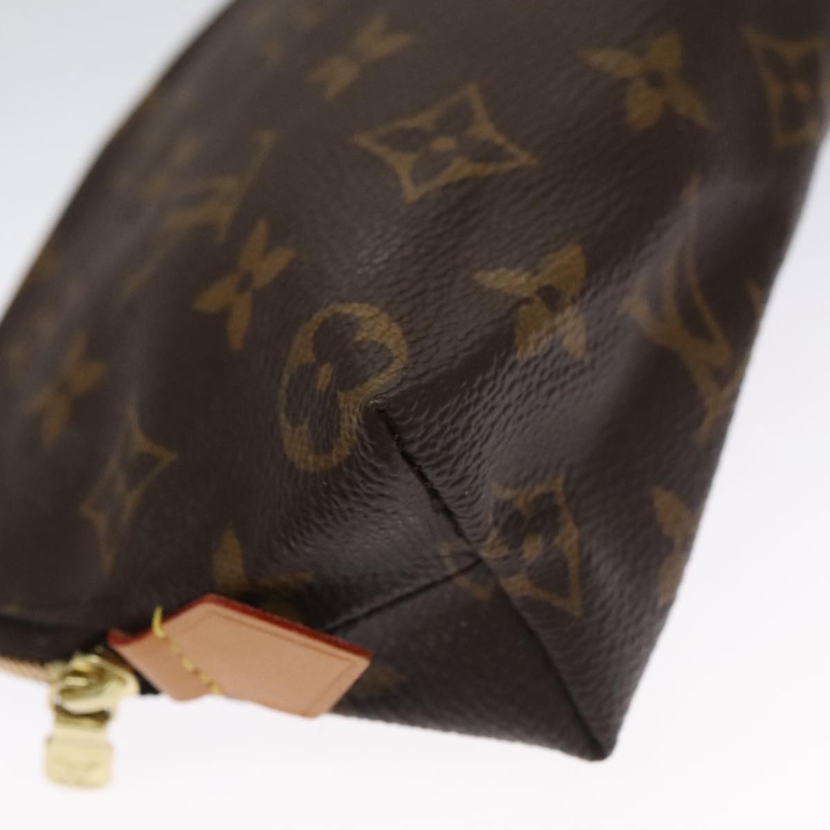 LOUIS VUITTON Monogram Pochette Cosmetic PM Cosmetic Pouch M47515 LV Auth 102705