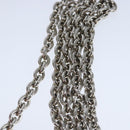 Salvatore Ferragamo Chain Shoulder Bag Enamel Purple Silver Auth 102708-8