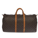 LOUIS VUITTON Monogram Keepall Bandouliere 60 Boston Tasche M41412 LV Auth 102734-2