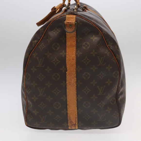 LOUIS VUITTON Monogram Keepall Bandouliere 60 Boston Bag M41412 LV Auth 102734