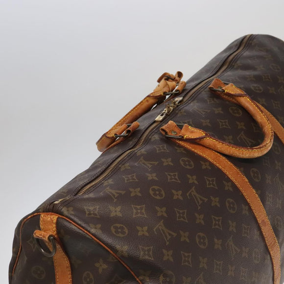 LOUIS VUITTON Monogram Keepall Bandouliere 60 Boston Tasche M41412 LV Auth 102734