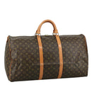LOUIS VUITTON Monogram Keepall 60 Boston Bag M41422 LV Auth 102746-1