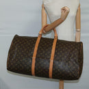 LOUIS VUITTON Monogram Keepall 60 Boston Bag M41422 LV Auth 102746-20