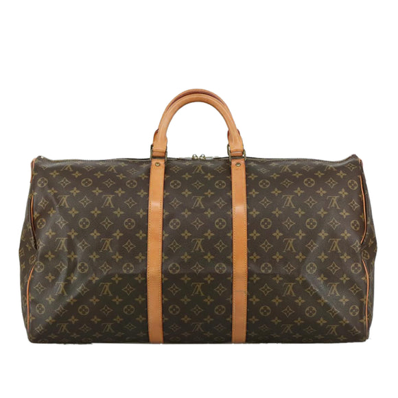 LOUIS VUITTON Monogram Keepall 60 Boston Bag M41422 LV Auth 102746