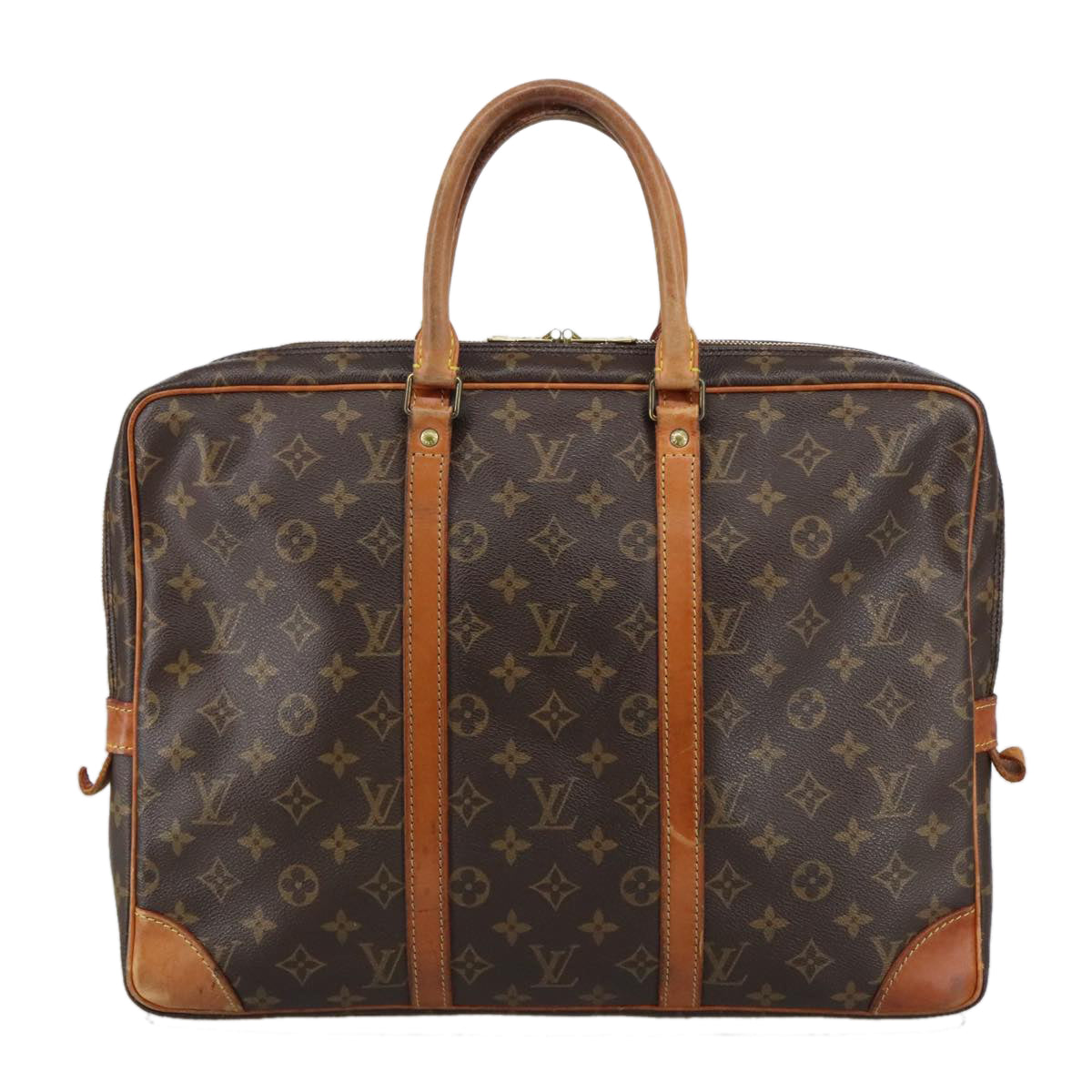 LOUIS VUITTON Monogram Porte Documents Voyage Business Bag M52005 Auth 102751