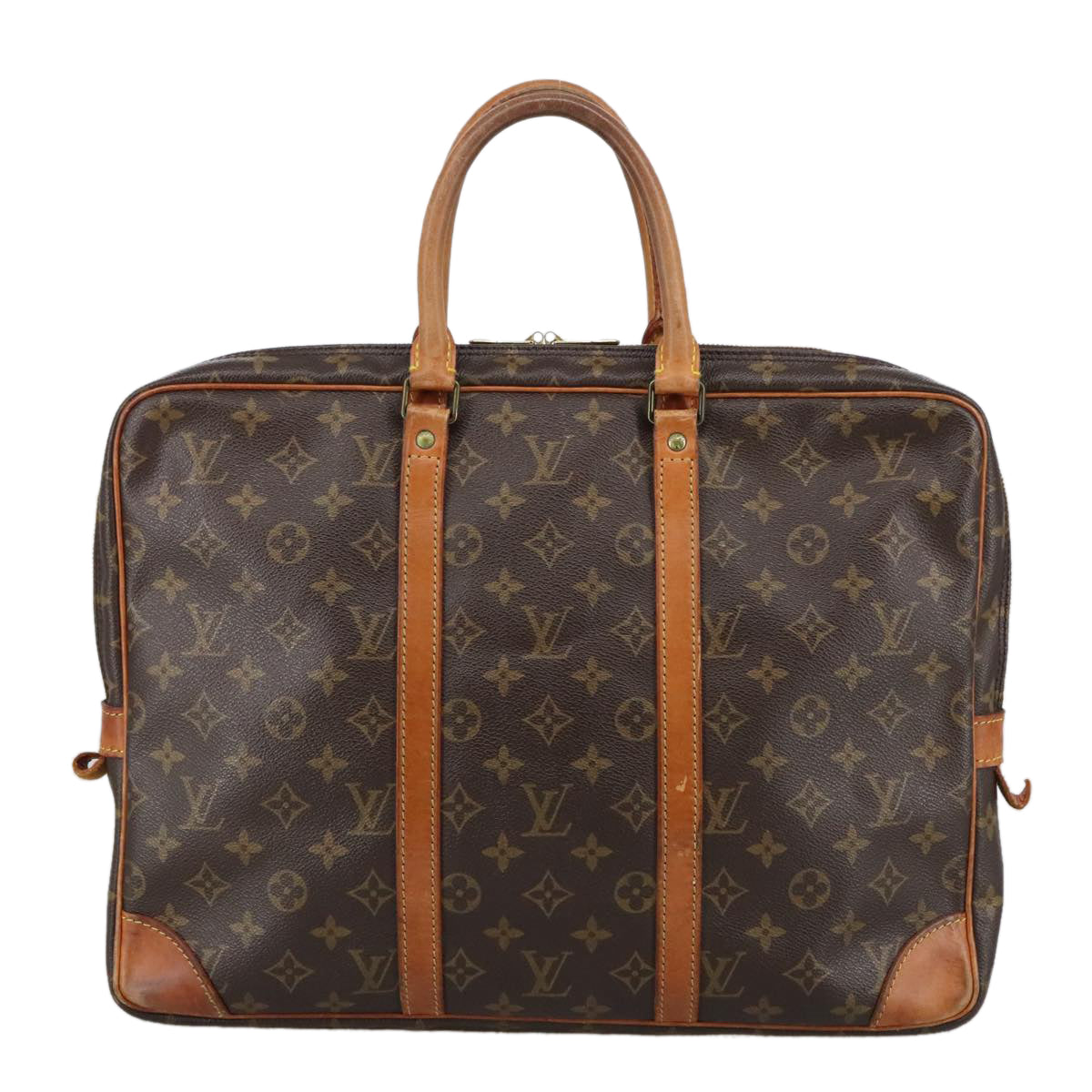 LOUIS VUITTON Monogram Porte Documents Voyage Business Bag M52005 Auth 102751 - 0