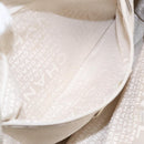 CHANEL Hand Bag Cotton Beige CC Auth 102761-20