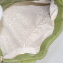 CHANEL Hand Bag Cotton Beige CC Auth 102761-21