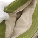 CHANEL Hand Bag Cotton Beige CC Auth 102761-26