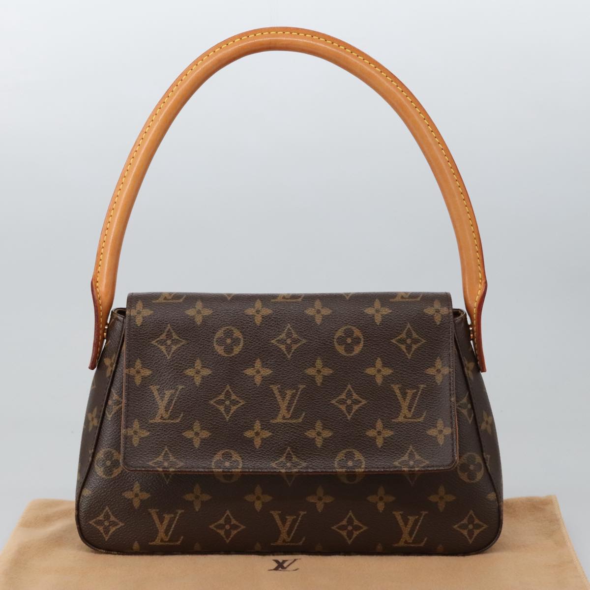 LOUIS VUITTON Monogram Mini Looping Shoulder Bag M51147 LV Auth 102764A