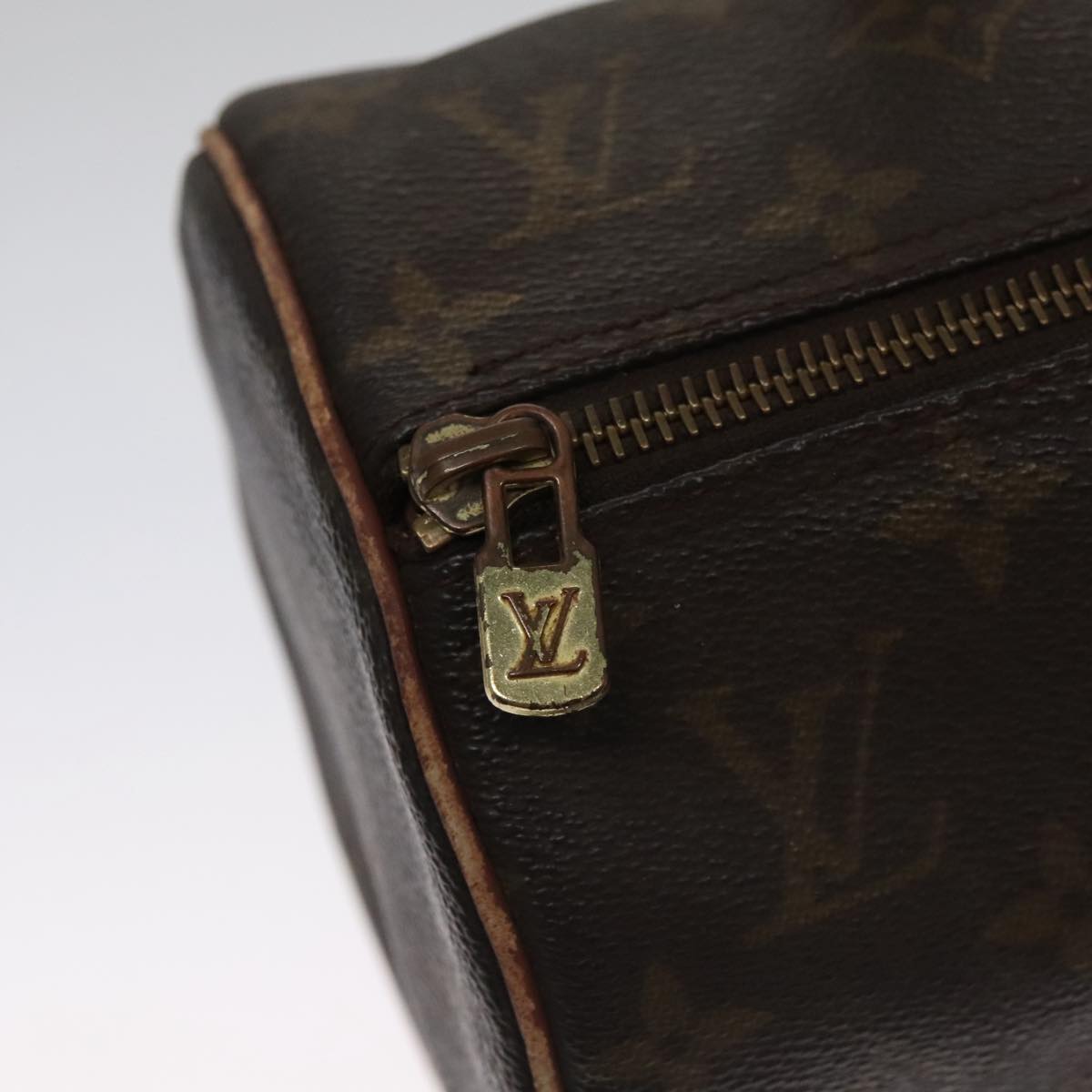 LOUIS VUITTON Monogram Papillon 30 Hand Bag M51385 LV Auth 102774