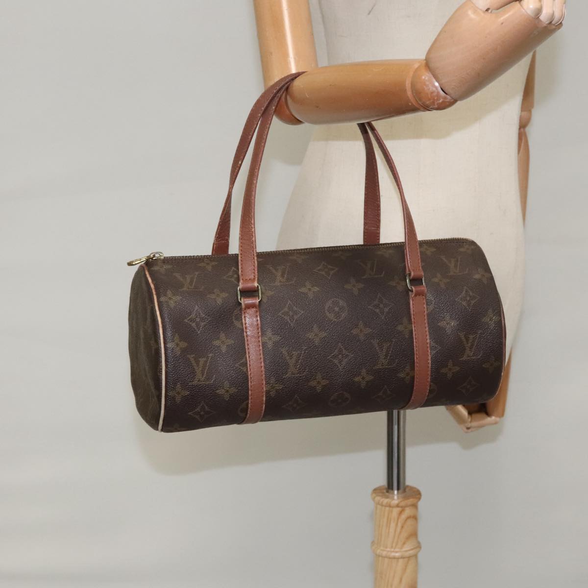 LOUIS VUITTON Monogram Papillon 30 Hand Bag M51385 LV Auth 102774