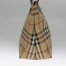 BURBERRY Nova Check Tote Bag PVC Beige Auth 102813-4
