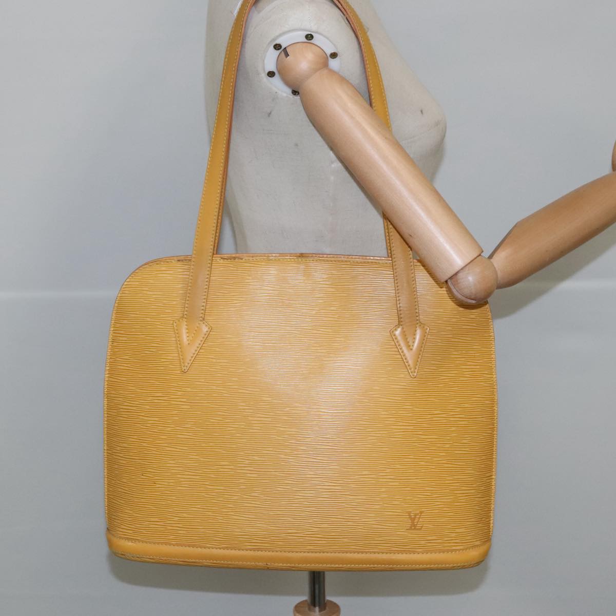 LOUIS VUITTON Epi Lussac Shoulder Bag Yellow M52289 LV Auth 102822