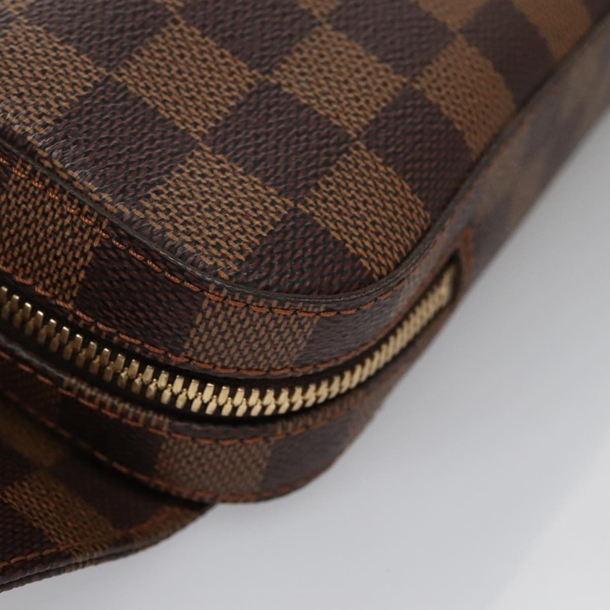 LOUIS VUITTON Damier Ebene Geronimos Shoulder Bag N51994 LV Auth 102886