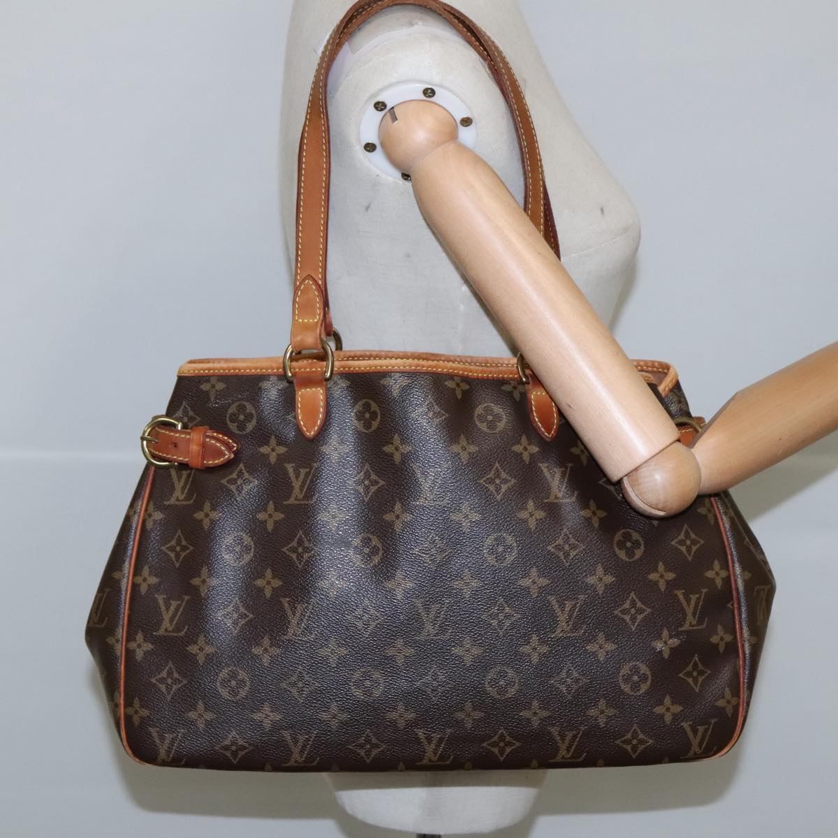 LOUIS VUITTON Monogram Batignolles Horizontal Tote Bag M51154 LV Auth 102899