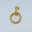 Christian Dior Earring metal Gold Tone Auth 102916-3