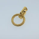 Christian Dior Earring metal Gold Tone Auth 102916-7