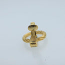 Christian Dior Earring metal Gold Tone Auth 102916-9