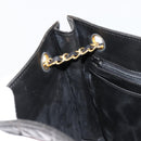 CHANEL Matelasse Chain Tote Tas Leer Zwart Goud CC Auth 102918-23