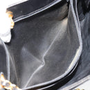 CHANEL Matelasse Chain Tote Tas Leer Zwart Goud CC Auth 102918-24